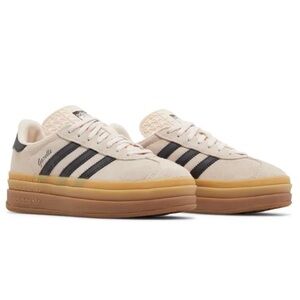 Adidas Originals Gazelle Bold "Wonder Quartz/Core Black" Pink Sneakers